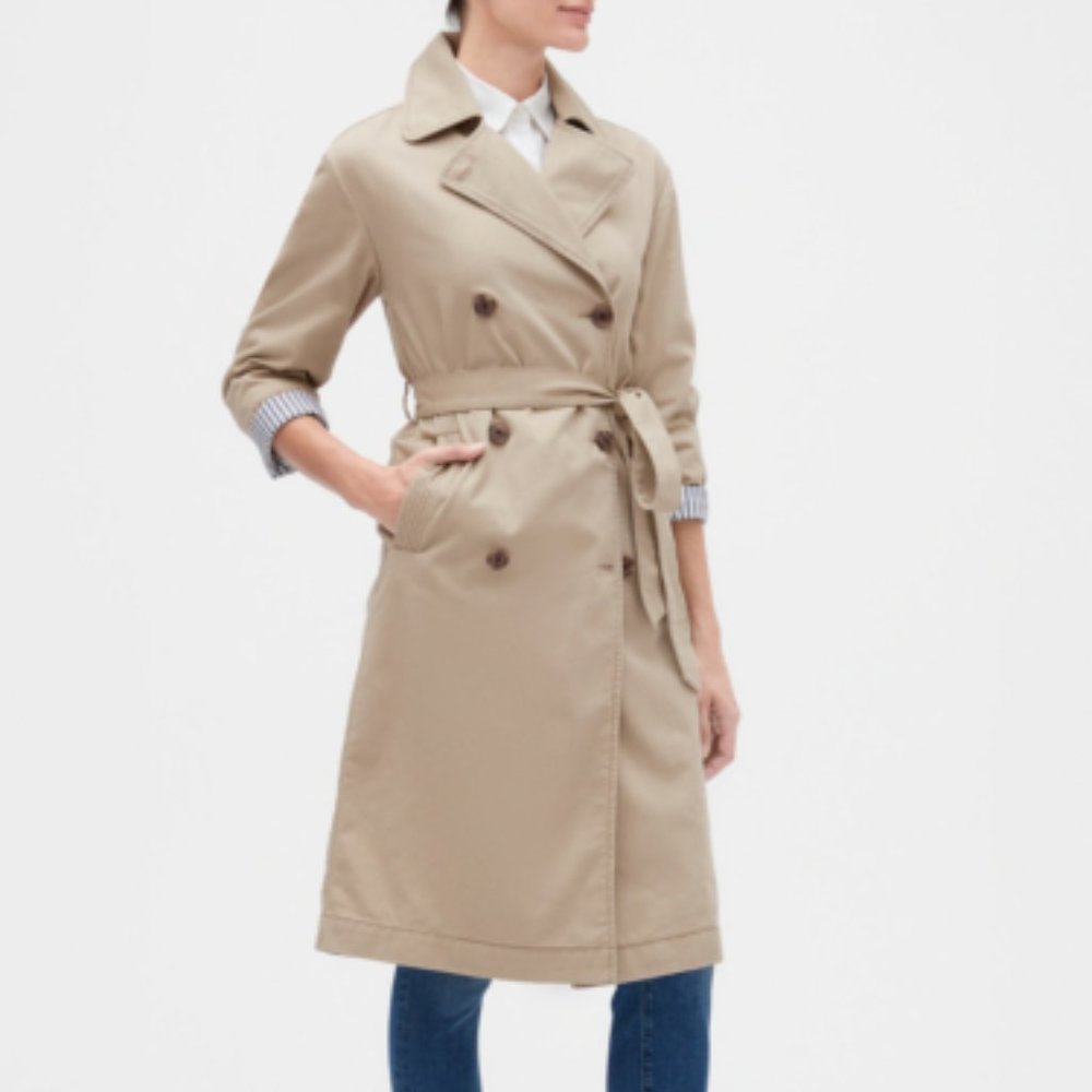 GAP - Classic Trench Coat Chino Academy